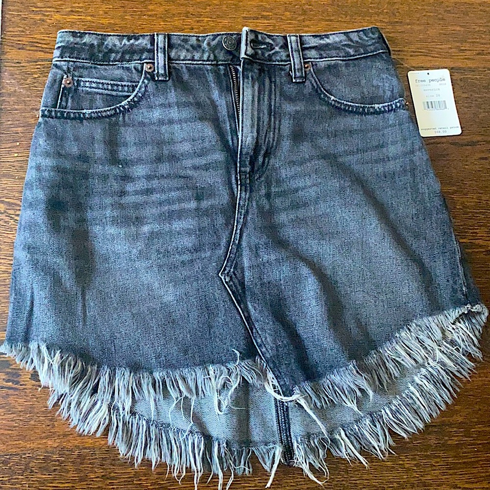 NWT Free people denim skirt